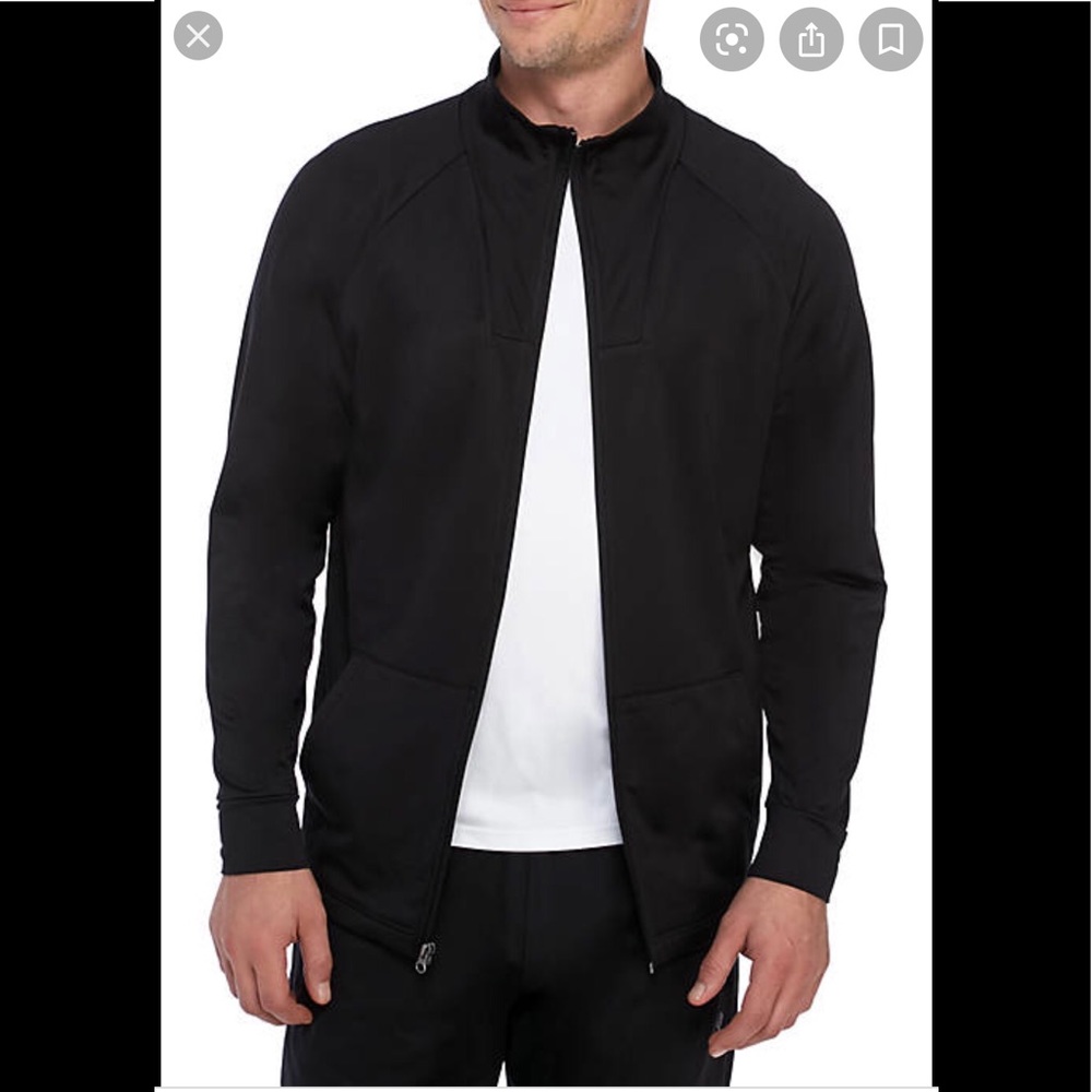 ZELOS Track Jacket in Black Nite